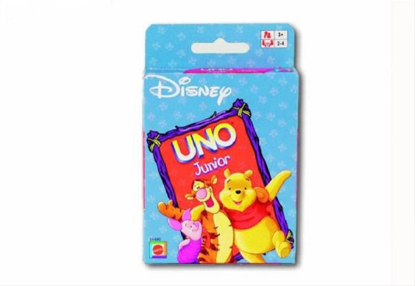Mattel Games | Winnie the Puuh Uno Junior Kartenspiel  | 54480
