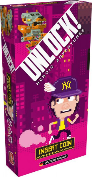 Asmodee | Unlock! INSERT COIN Einzelszenario | SCOD0043