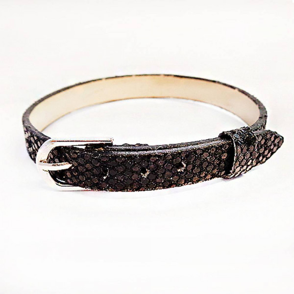 Angel Bliss | Charm Schmuck-Armband | Glitzer Schwarz