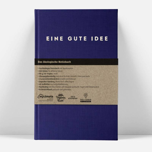 Ein guter Verlag | Eine gute Idee - Das ökologische Notizbuch | Indigo