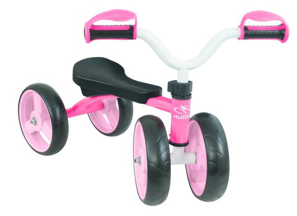 Hudora | Laufrad 4Wheely, 7,5, pink