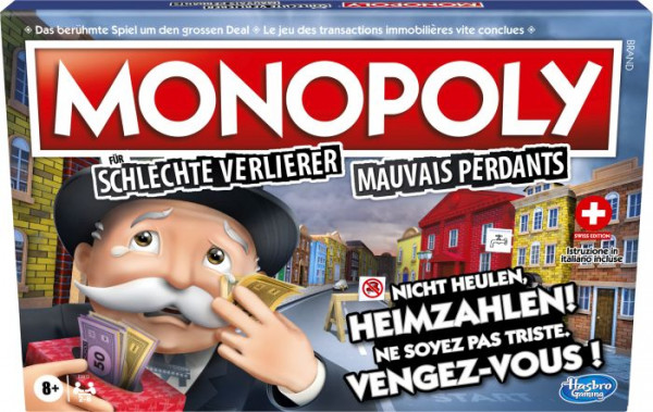Hasbro | Monopoly für schlechte Verlierer Schweiz | E9972149