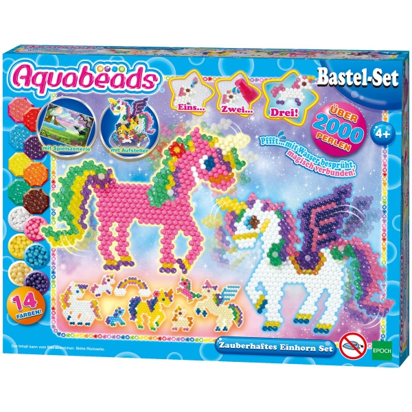 Sylvanian Families | Aquabeads Zauberhaftes Einhorn Set | 31888