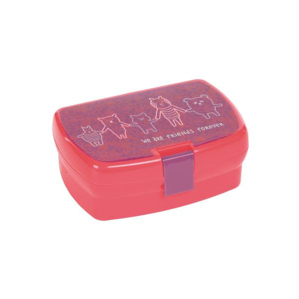 Lässig | Brotdose | Lunchbox About Friends pink