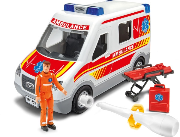 Revell | Junior Kit Rettungswagen mit Figur | 824