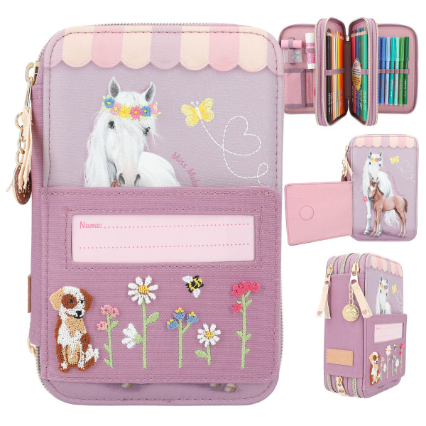 Miss Melody | 3-Fach Federtasche | Farm House