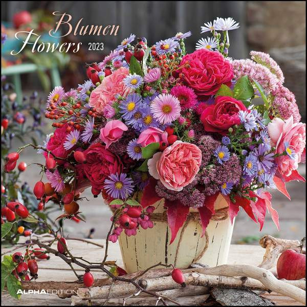 Neumann Verlage GmbH & Co. KG | Blumen 2023 - Broschürenkalender 30x30 cm (30x60 geöffnet) - Kalender mit Platz für Notizen - Wandkalender - Wandplaner - Blumenkalender |