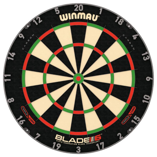 Winmau | Dartboard Blade 6 Triple Core Carbon PDC