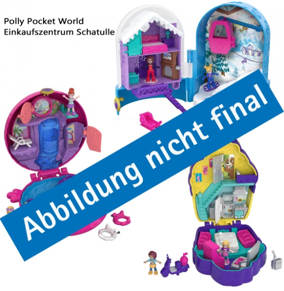 Mattel | Polly Pocket - Pocket World Einkaufszentrum Schatulle | GCJ86