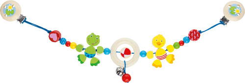 Gollnest | Kinderwagenkette Ente und Frosch | 737740