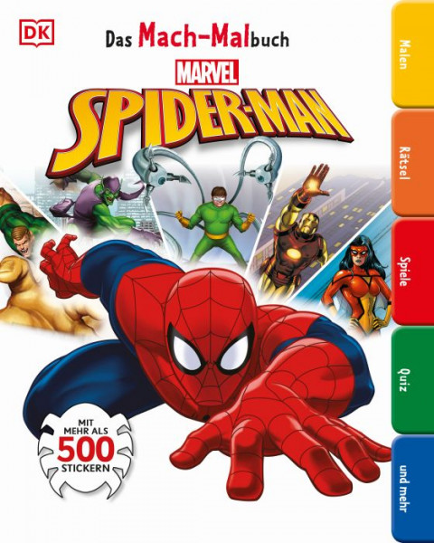 Dorling Kindersley | Das Mach-Malbuch Marvel Spider-Man | 467/04080
