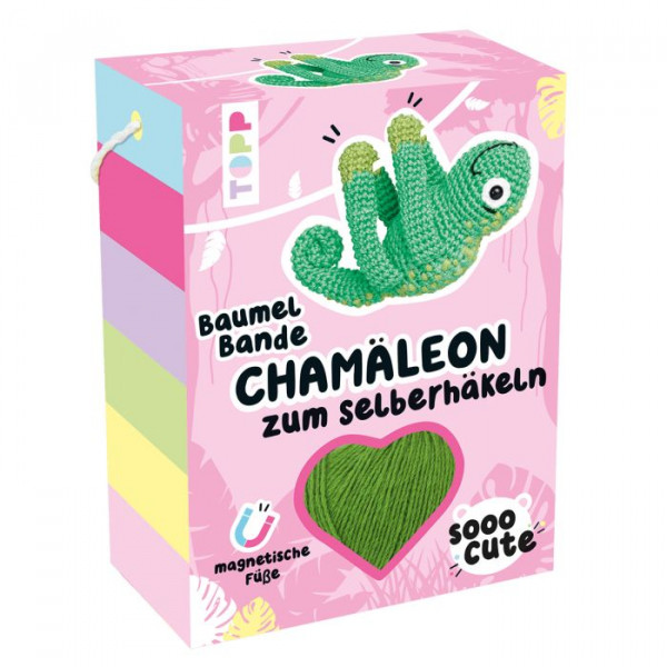 frechverlag | Sooo Cute BaumelBande Häkelset Chamäleon | 18144