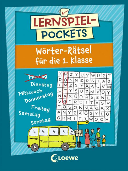 Loewe | Lernspiel-Pockets - Wörter-Rätsel für die 1. Klasse