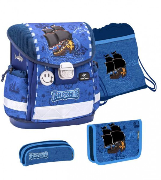 Belmil | Classy Schulranzen Set 4 - teilig Pirate Ship
