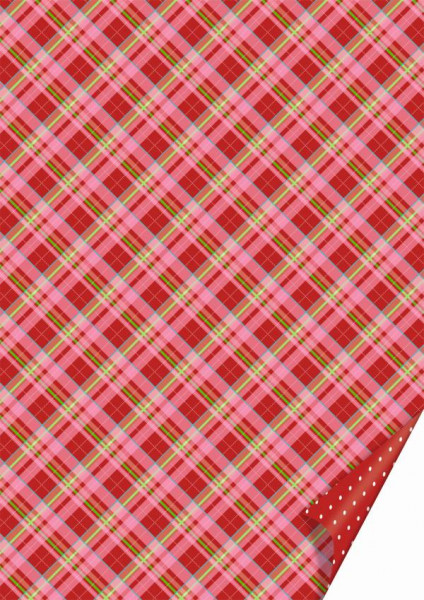 Heyda | Bastelkarton | Karo rot | 50x70cm | 204771772