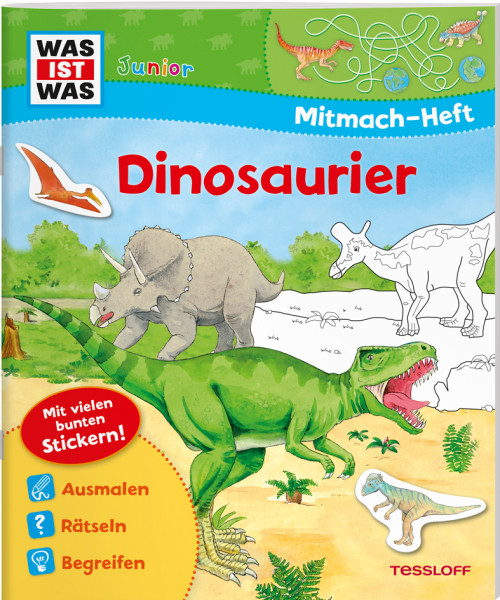 Tessloff | WAS IST WAS Junior Mitmachheft Dinosaurier