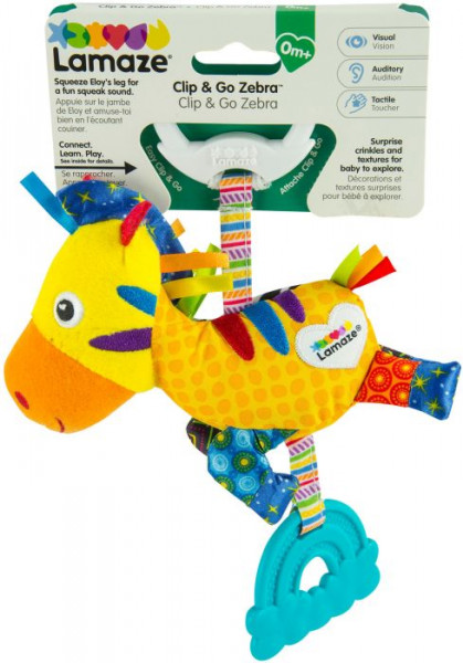 TOMY | Mini Clip & Go - Zero, das Zebra | L27582