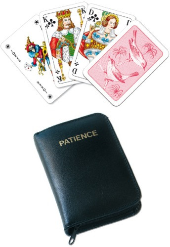 Nürnberger-Spielkarten-Verlag | Patience im Lederetui -Classic- | 7016