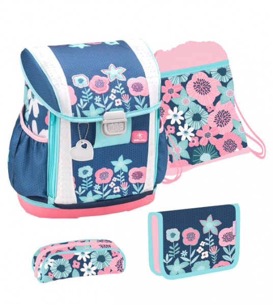 Belmil |  Customize Me Schulranzen Set 4 - teilig Floral