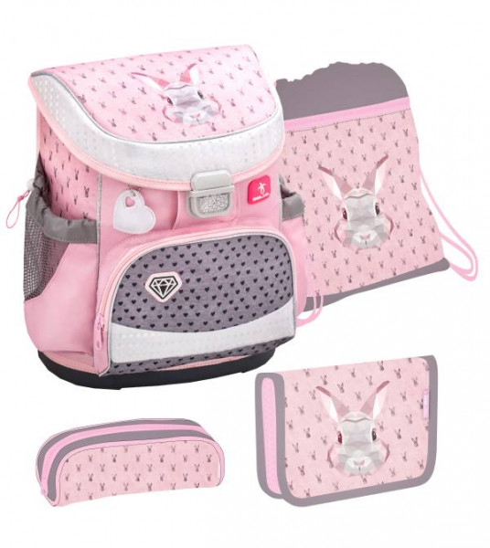 Belmil | Mini-Fit Schulranzen Set 4 - teilig Bunny