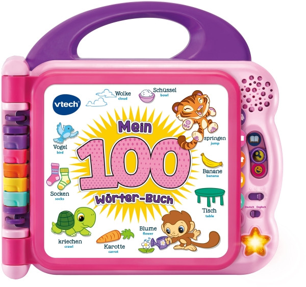 vtech | Mein 100-Wörter-Buch pink | 80-601554