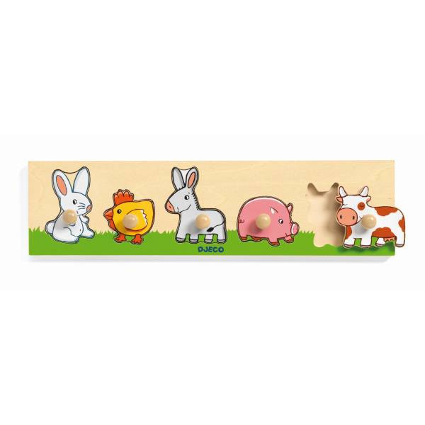 Djeco | Holzpuzzle: Farm´n´co
