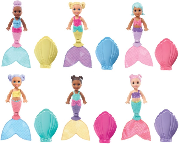 Mattel | BRB Überraschungs-Meerjungfrauen Puppen | 1 Stück | GHR66