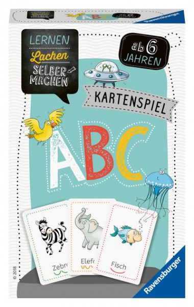 Ravensburger | Lernen Lachen Selbermachen: Kartenspiel ABC