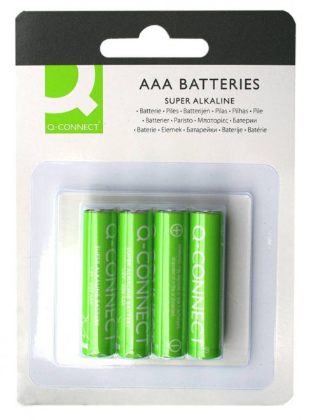 Q-Connect | Super Alkaline 4er Blister | AAA - LR3