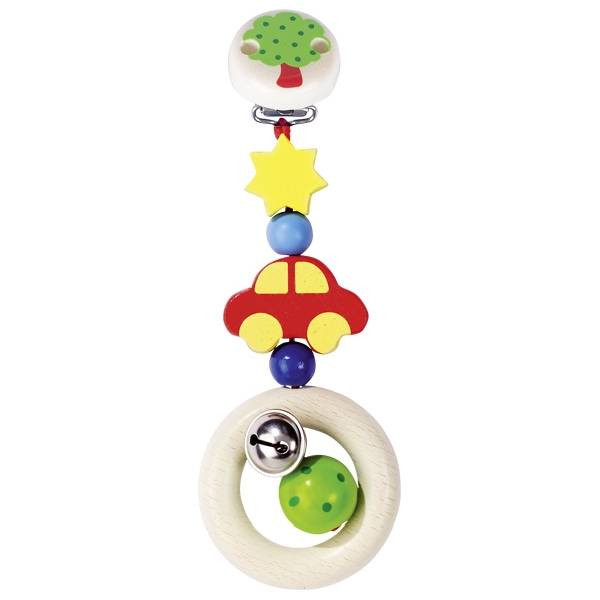 goki | Clip Auto | Kinderwagenclip Holz