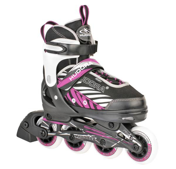 Hudora | Kinderinliner Mia, Gr. 29-40, schwarz/lila