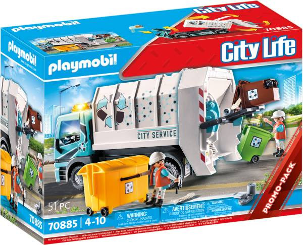 Playmobil | Müllfahrzeug mit Blinklicht | 70885