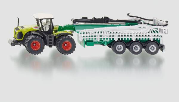 SIKU | Claas Xerion mit Fasswagen | 1827