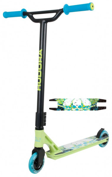 Hudora | Stunt Scooter YY-11, grün/blau
