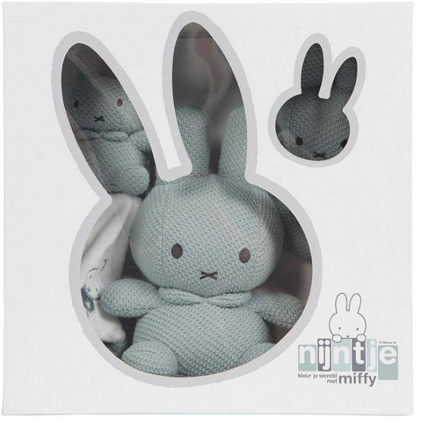 Geschenkset Hase Miffy Strick Grün