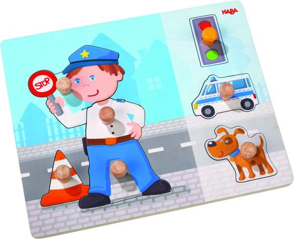 Haba | Greifpuzzle Polizeieinsatz