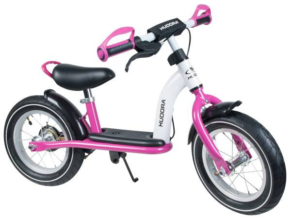 Hudora | Laufrad Cruiser Girl Alu, 12" | weiß/pink | 10089