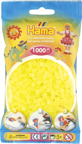 HAMA: Perlen, neon-gelb