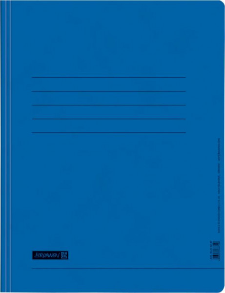 Brunnen | Schnellhefter mit Tasche | blau | 102010730