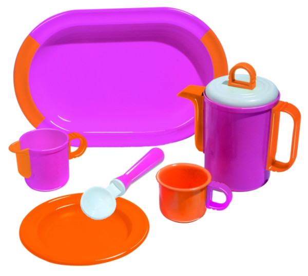 Kaffee-Set geschrumpft