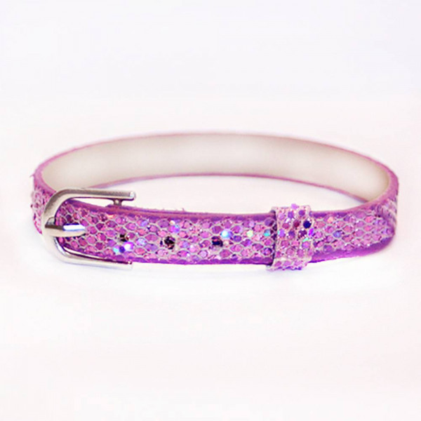 Angel Bliss | Charm Schmuck-Armband | Glitzer Flieder