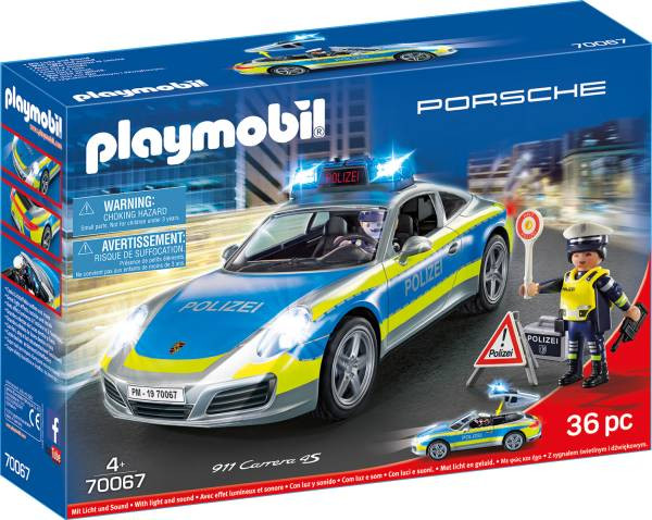 PLAYMOBIL® City Action | Porsche 911 Carrera 4S Polizei | 70067