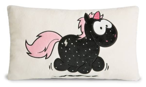 Nici | Kissen Einhorn Carbon Flash anthrazit rechteckig 43x25cm