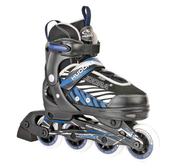 Hudora | Kinderinliner Leon, Gr. 29-40, schwarz/blau