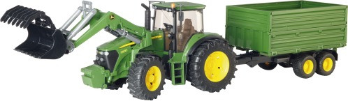 bruder | John Deere 7930 mit Frontlader und Anhänger | 03055