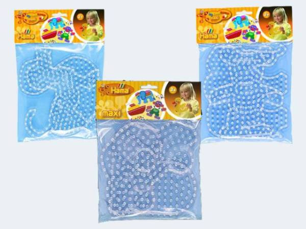 Hama | Maxi 2 Platten 3-fach sortiert | 1 Set