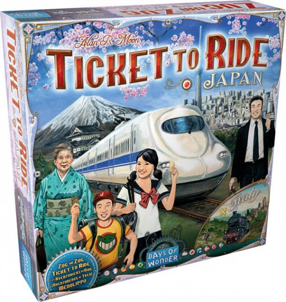 Asmodee | Zug um Zug - Japan + Italien (Map Collection 7) | Verpackung