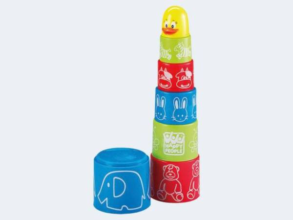 Happy People | Pyramide 41cm 8-tlg rund