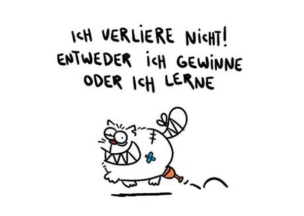 Rannenberg und Friends | Postkarte "Ich lerne"