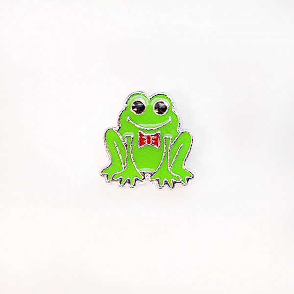 Angel Bliss | silberner Schmuckanhänger für Charm Armband | Frosch